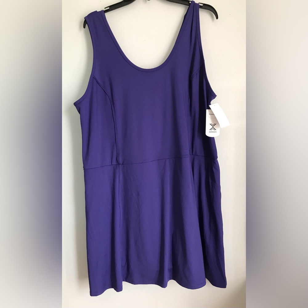 Purple Sleeveless Workout/Tennis Dress